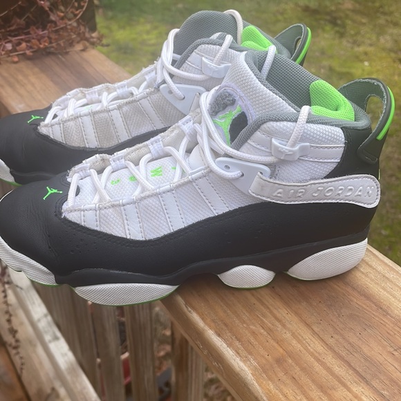 JORDAN 6 RINGS ALTITUDE GREEN SNEAKERS SIZE 4.5Y